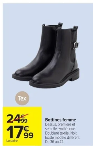 Bottines femme Tex