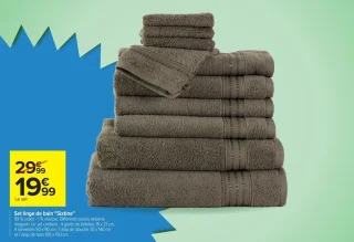 Set linge de bain "Sixtine"