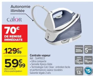 Centrale vapeur Calor SV4110C0