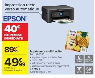 Imprimante multifonction EPSON XP-3200