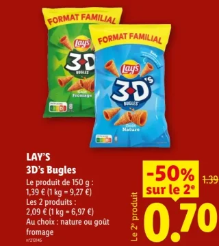Lay's 3D's Bugles