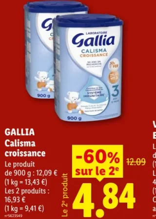 GALLIA Calisma croissance