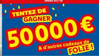 Jeu-concours Lidl Plus - Tentez de gagner 50000 €