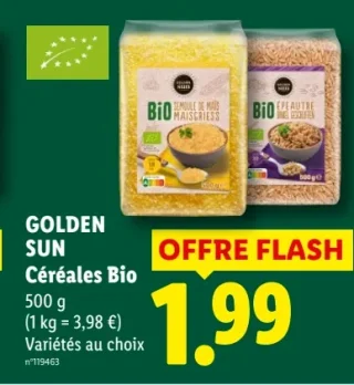 Golden Sun Céréales Bio