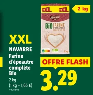 Navarre Farine d'épeautre complète Bio