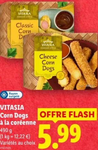 VITASIA Corn Dogs à la coréenne