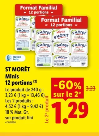 St Môret Minis 12 portions