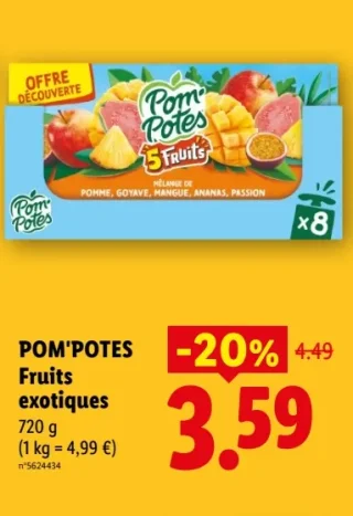 Fruits exotiques Pom'Potes