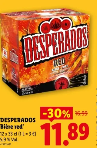 Desperados Bière red