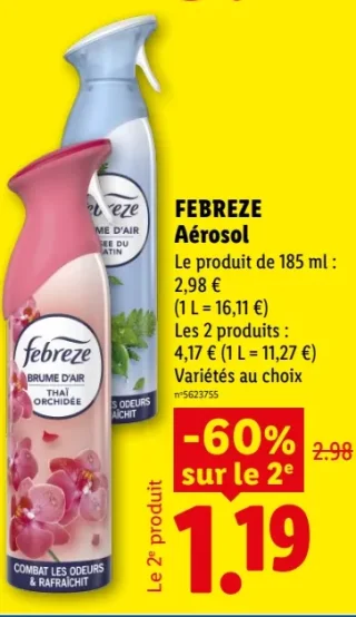 FEBREZE Aérosol