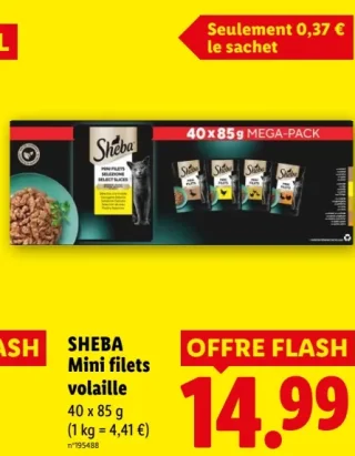 SHEBA Mini filets volaille