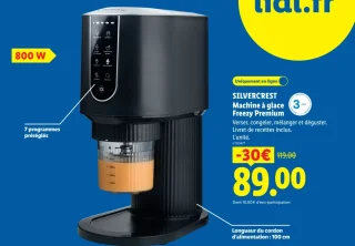 SILVERCREST Machine à glace Freezy Premium