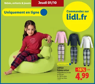 LUPILU Pyjama enfant