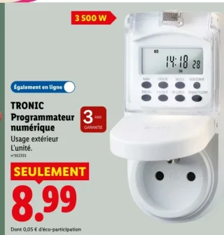 TRONIC Programmateur numérique