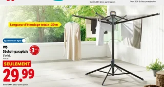 W5 Séchoir parapluie