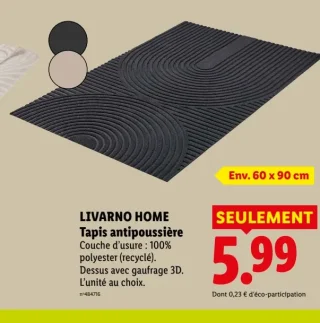 LIVARNO HOME Tapis antipoussière