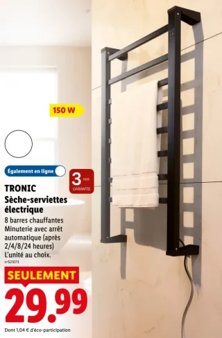 TRONIC Sèche-serviettes électrique