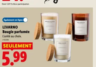 LIVARNO Bougie parfumée