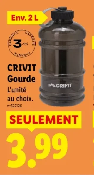 CRIVIT Gourde