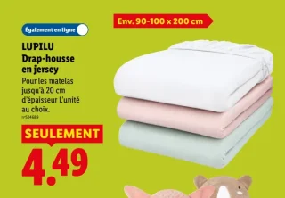 Drap-housse en jersey LUPILU