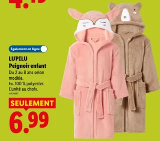 Peignoir enfant LUPILU