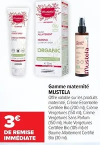 Gamme maternité Mustela