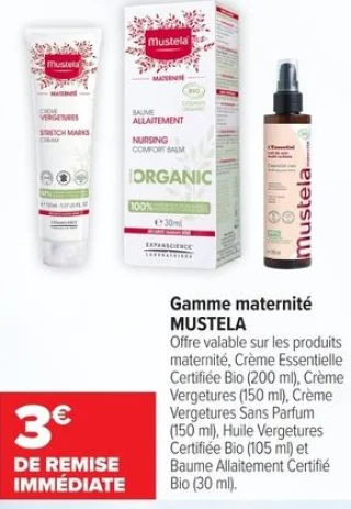 Gamme maternité Mustela