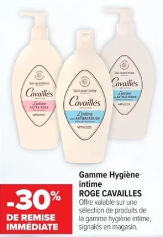 Gamme Hygiène intime Rogé Cavaillès