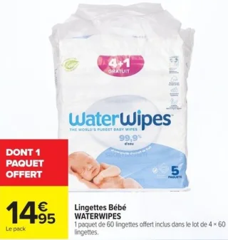 Lingettes Bébé Waterwipes