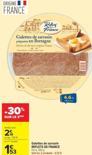 Galettes de sarrasin préparées en Bretagne Reflets de France