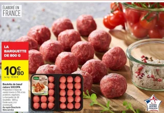 Boulette de bœuf nature SOCOPA