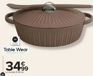 La cocotte Gamme Riva Ø 33 cm Table Wear