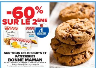 Tous les biscuits et pâtisseries Bonne Maman