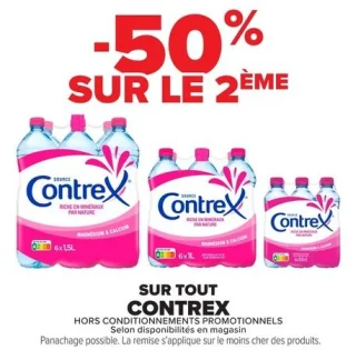 Eau minérale Contrex