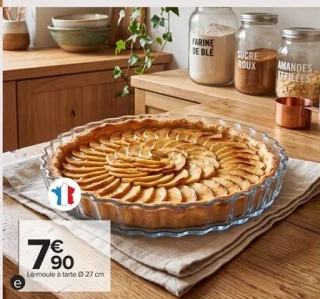 Moule à tarte en verre Ø 27 cm