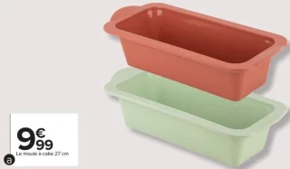 Gamme pâtisserie silicone Le moule à cake 27 cm