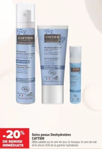 Soins peaux Déshydratées CATTIER