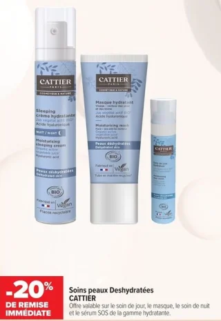 Soins peaux Déshydratées CATTIER