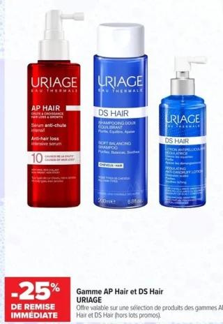 Gamme AP Hair et DS Hair Uriage