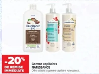 Gamme capillaires Natessance
