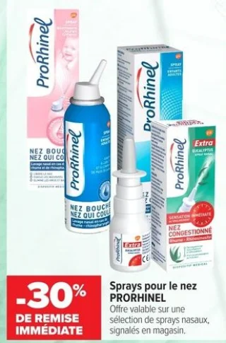 Sprays pour le nez PRORHINEL