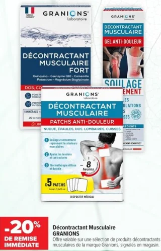Décontractant Musculaire GRANIONS
