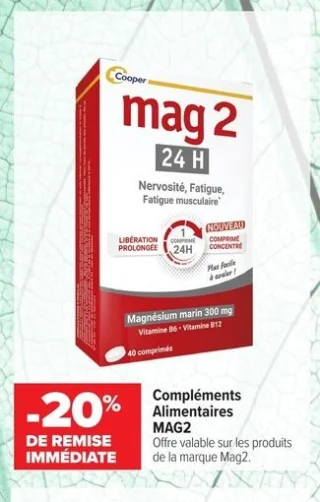 Compléments Alimentaires MAG2