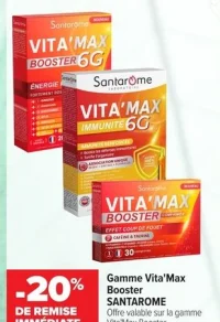 Gamme Vita'Max Booster SANTAROME