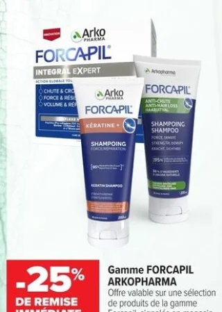 Gamme FORCAPIL ARKOPHARMA