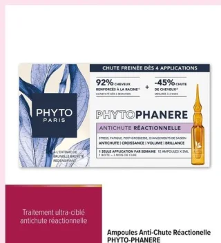 Ampoules Anti-Chute Réactionnelle PHYTO-PHANERE