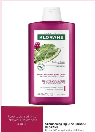 Shampooing Figue de Barbarie KLORANE