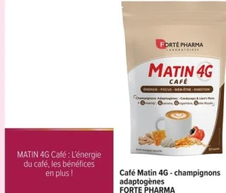 Café Matin 4G - champignons adaptogènes FORTE PHARMA
