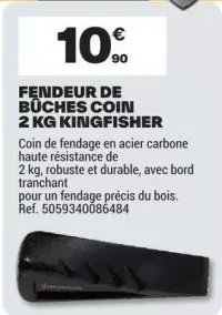 Fendeur de Bûches Coin 2 kg Kingfisher