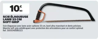 Scie Élagueuse Lame 33 cm Soft-Grip